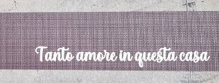 Passatoia per cucina Tappeto Marrone antimacchia "Tanto amore in questa casa" - Vanità Zerbini
