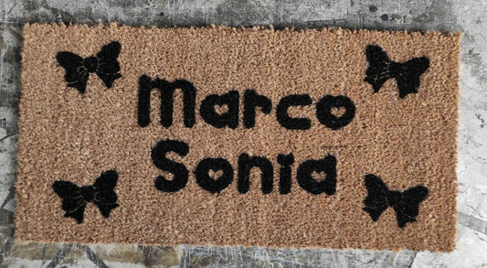 Zerbino in cocco Modello "Fiocchi" - Vanità Zerbini