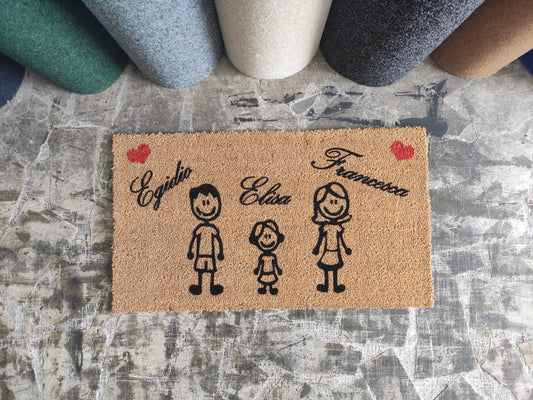 Zerbino in cocco modello Omini - Vanità Zerbini