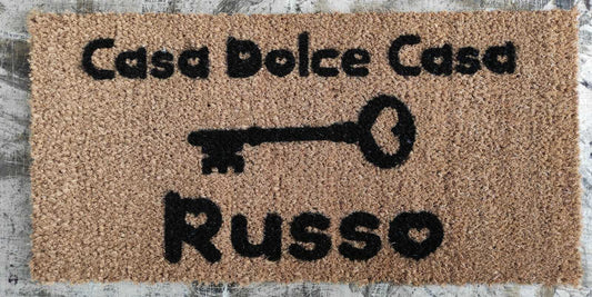 Zerbino in cocco naturale Modello "Chiave" - Vanità Zerbini