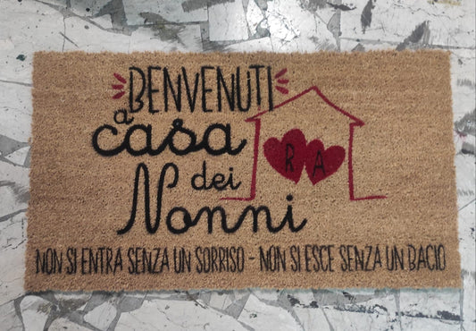 Zerbino in cocco naturale NONNI - Vanità Zerbini