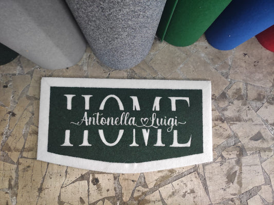 Zerbino in sintetico lavabile Home con bordo e curva - Vanità Zerbini