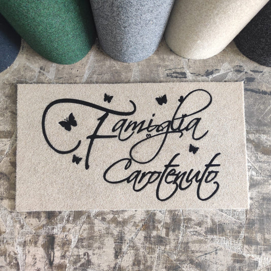 Zerbino in sintetico lavabile Modello Famiglia - Vanità Zerbini