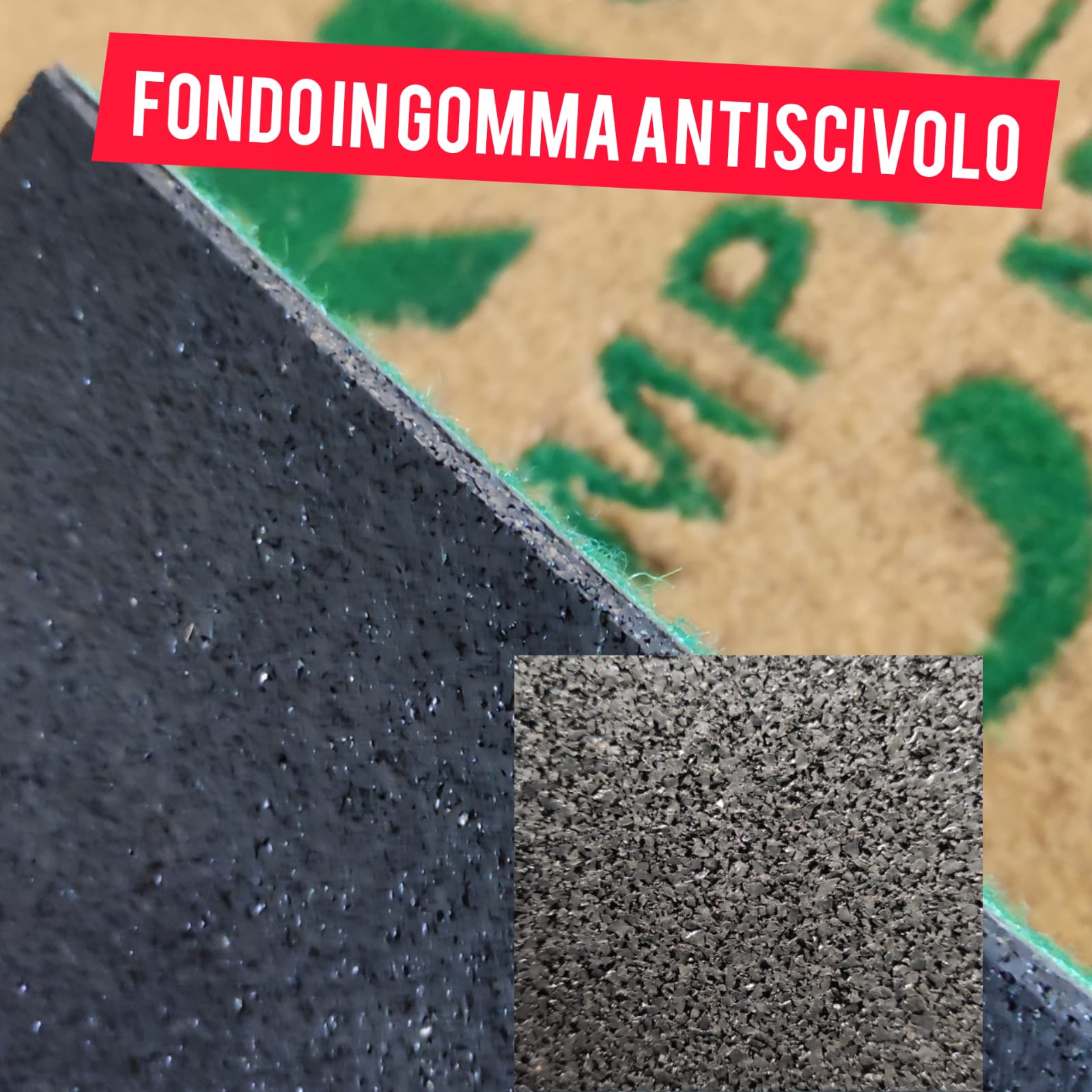 Zerbino in sintetico lavabile Casa è dove si trova il cuore - Vanità Zerbini