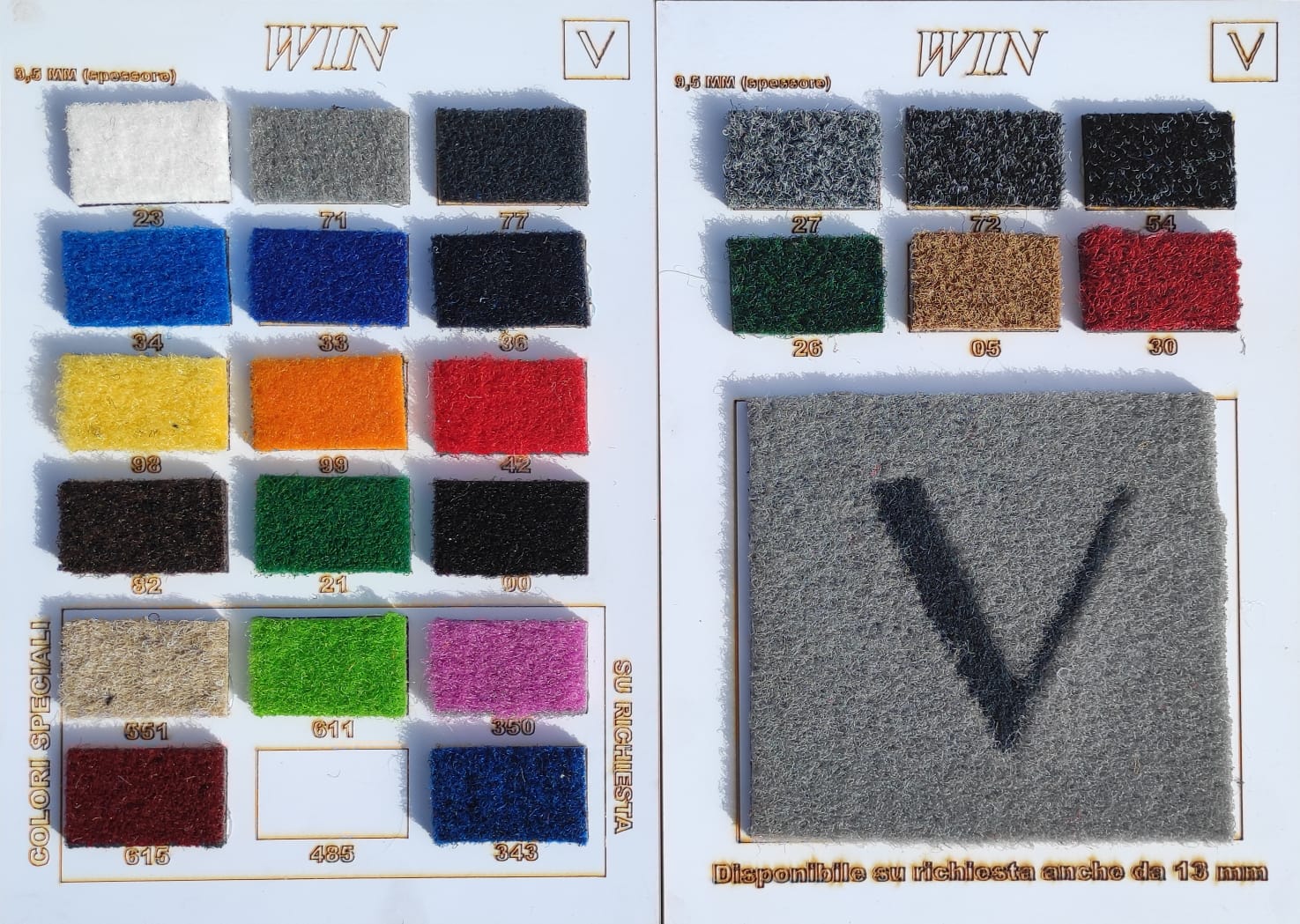 Zerbino in sintetico lavabile con bordo e curva - Vanità Zerbini